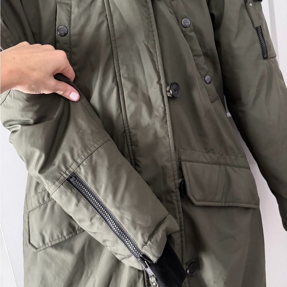 S13 NYC Eskimo Parka Faux Fur Hood Puffer Coat
